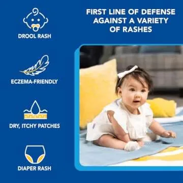 Triple Paste Multi-Purpose Baby Healing Ointment, 2 oz Tube, Diaper Rash Cream and Skin Protectant for Hands, Face and Bottom Treats, Soothes and Prevents with Zinc Oxide (Packaging May Vary)