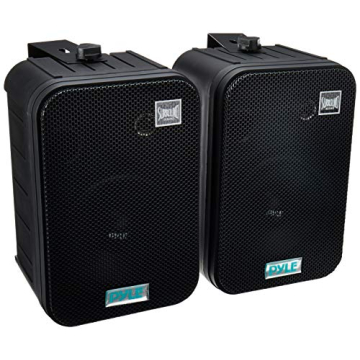 Pyle Home Dual Waterproof Outdoor Speaker System - 6.5" Weatherproof Pair
