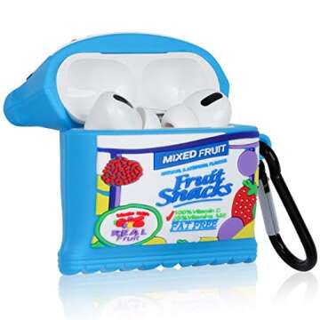 Oqplog for AirPod Pro 2019/Pro 2 Gen 2022 Case Food Design Cover for AirPods Pro Silicone Cases Air ...