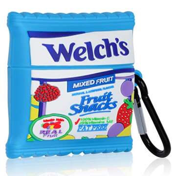 Oqplog for AirPod Pro 2019/Pro 2 Gen 2022 Case Food Design Cover for AirPods Pro Silicone Cases Air Pods Pro Cute Funny Cartoon 3D Kawaii Fun Soft Cool Unique for Girls Boys Teen Girly (Fruit Candy)