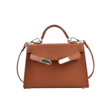 Stylish PU Leather Crossbody Bag for Women - Adjustable Strap Handbag