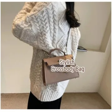 Trendy PU Leather Crossbody Bag for Women - Stylish & Affordable
