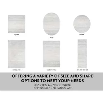 Livabliss Chester Boho Moroccan Area Rug 6'7" x 9' Grey