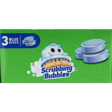 Scrubbing Bubbles Continuous Clean Toilet Drop Ins, Helps Prevent Limescale Buildup, 3 Count, Pack of 1