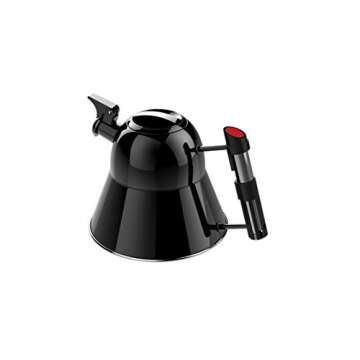 Uncanny Brands Star Wars Darth Vader Lightsaber Stovetop Kettle - Black, 1.7 Litres
