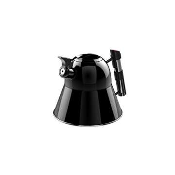 Uncanny Brands Star Wars Darth Vader Lightsaber Stovetop Kettle - Black, 1.7 Litres