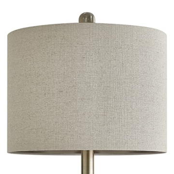 Stylish PORTRES Farmhouse Ceramic Table Lamp Set of 2