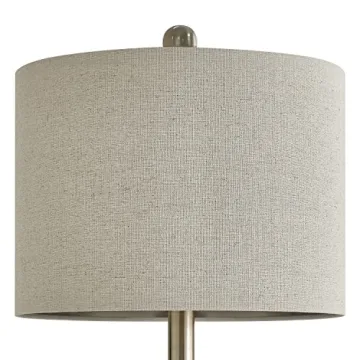 Stylish PORTRES Farmhouse Ceramic Table Lamp Set of 2