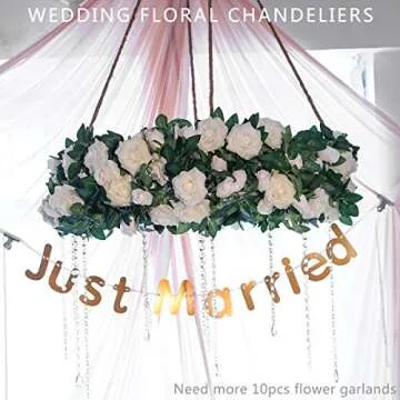Elegant PARTY JOY Flower Garland for Every Occasion