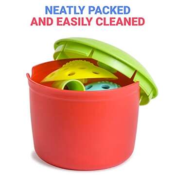 TOYPIX FlowerPop Flower Building Toy Set 40 Pc - Girl Toys Ages 3 4 5 6 | Flower Garden STEM Toys | Unique Gifts for Girls - Creative Toys for Girls | Flower Toy with Multiple Combinations