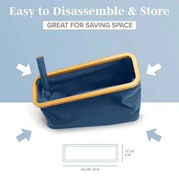 Lonbet Elegant Bamboo Toilet Paper Holder for Storage