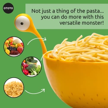 OTOTO Spaghetti Monster Colander - Fun & Functional Kitchen Tool