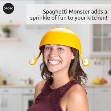 OTOTO Spaghetti Monster Colander - Fun & Functional Kitchen Tool