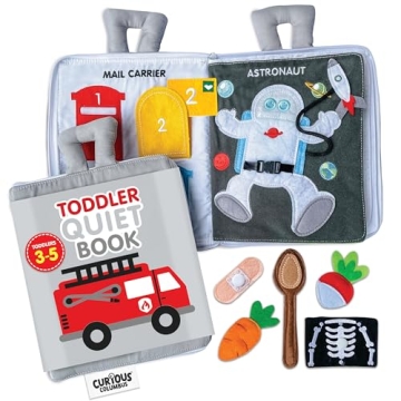 Curious Columbus Quiet Book for Creative Toddler Play
