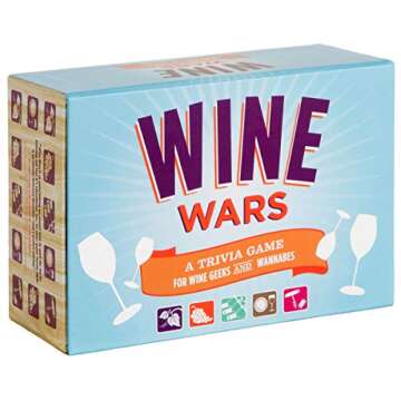 Wine Wars : A Trivia Game for Wine Geeks and Wannabes (Gifts for Winos, Wine Lover Gifts, Adult Triv...