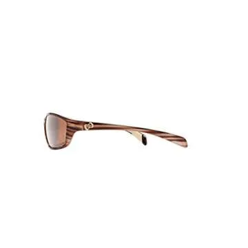 Native Eyewear Kodiak Polarized Rectangular Sunglasses, Wood/Brown, 60 mm