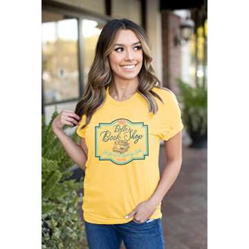 FLOYU Belle's Book Shop Shirt for Book Lovers