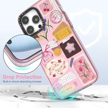 Adorable LOLAGIGI iPhone 15 Case for Girls and Women
