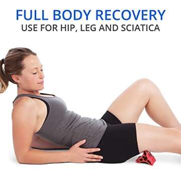 Davinci Tool (Red) -USA Made- Hard Rubber Neck Tension Relief & Pressure Point Massage Tool - Occipital Release Tool - Cervical Traction Device- Suboccipital Release Device - Neck Stretcher