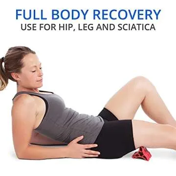 Davinci Tool (Red) -USA Made- Hard Rubber Neck Tension Relief & Pressure Point Massage Tool - Occipital Release Tool - Cervical Traction Device- Suboccipital Release Device - Neck Stretcher