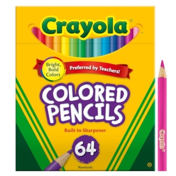 Crayola Mini Colored Pencils for Kids - 64 Pack