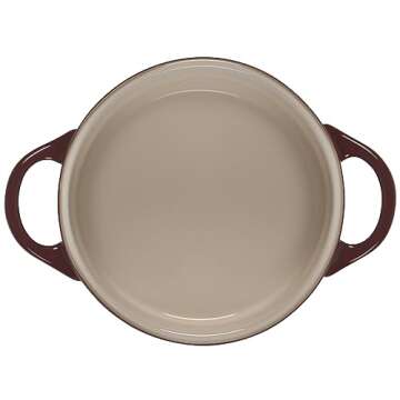 Le Creuset Stoneware Mini Round Cocotte, 8 oz., Rhone