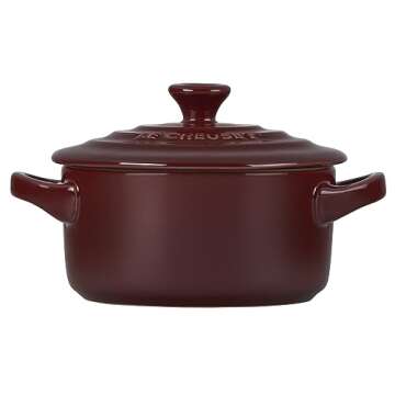 Le Creuset Stoneware Mini Round Cocotte, 8 oz., Rhone