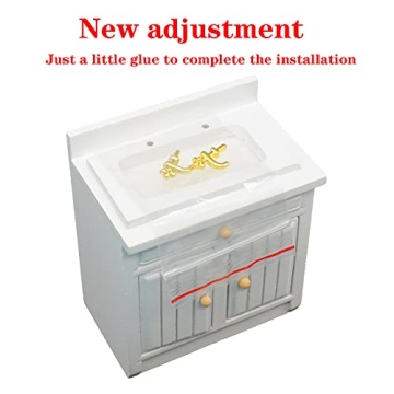 SAMCAMI Miniature Kitchen Set for Dollhouses - 26 Accessories