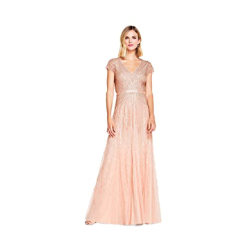 Beautiful Adrianna Papell Beaded Dress for Special Occasions