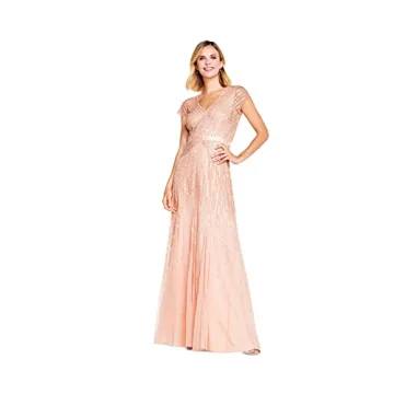 Beautiful Adrianna Papell Beaded Dress for Special Occasions