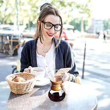 Pour Over Coffee Maker Set with Reusable Filter, 28 oz Classic