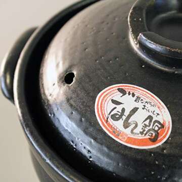 Japanese Donabe Rice Cooker for Fluffy Rice Dishes