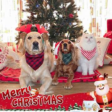 Remifa Dog Bandanas - Washable Stylish Accessories for Pets