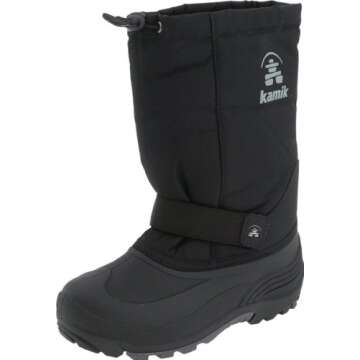 Kamik Kids Rocket Insulated Winter Boots for All Winter Adventures