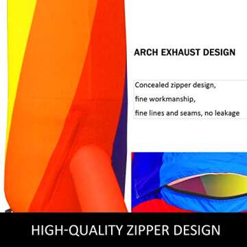 Happybuy Rainbow Arch 26ft Inflatable for Celebrations