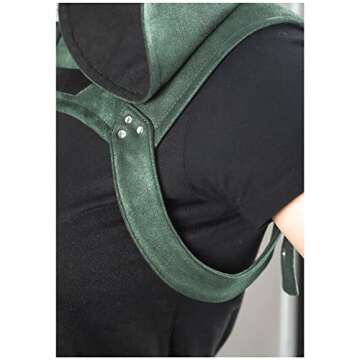 KUOIN Steampunk Cowl Hood Medieval Gothic Cape Cosplay Men Women