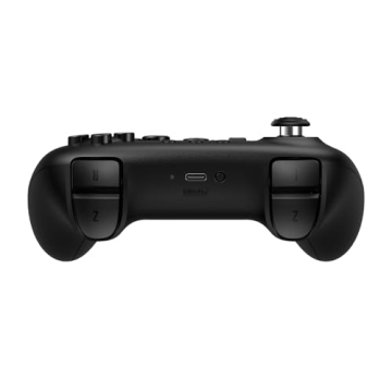 8Bitdo 64 Bluetooth Controller for Analogue 3D, Switch, Switch 2, Windows, and Android (Black)