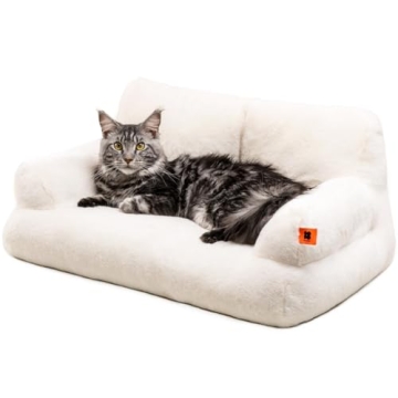 MEWOOFUN Washable Cat Couch Bed for Indoor Pets