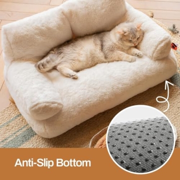MEWOOFUN Washable Cat Couch Bed for Indoor Pets