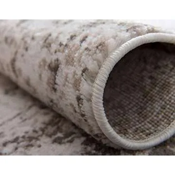 Unique Loom Sofia Collection Area Rug - Casino (7' 1" x 10' Rectangle, Beige/ Tan)