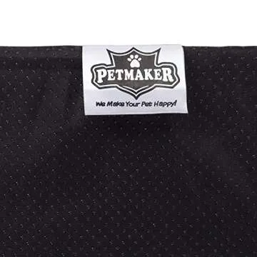 PETMAKER Orthopedic Dog Bed - 2-Layer 30x20.5-Inch Memory Foam Pet Mattress with Machine-Washable Sherpa Cover for Medium Dogs up to 45lbs (Gray)