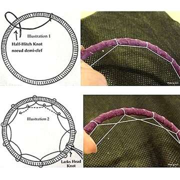 BronaGrand Set of 10 Assorted Metal Hoops for Crafts