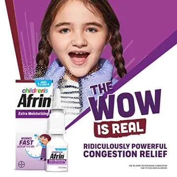 Afrin Children's Extra Moisturizing Nasal Mist - Fast-Acting Relief