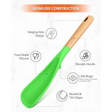 Cooking Spoon for Nonstick Cookware- Ergonomic & Durable