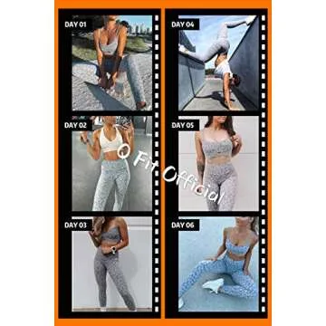 Women Activewear Set 2 Piece Sports Bra Seamless Leggings for Workout Yoga Gym (Leopard Grey, S)