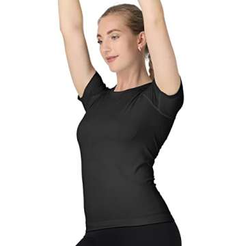 MathCat Women's Breathable Workout Shirt for Yoga and Gym