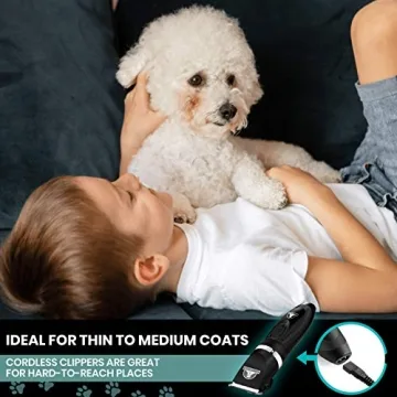 Pet Union Professional Dog Grooming Kit - Low Noise Clippers