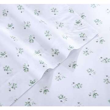 Crisp Cotton Queen Sheets Set from Stone Cottage