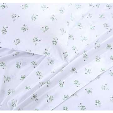 Crisp Cotton Queen Sheets Set from Stone Cottage