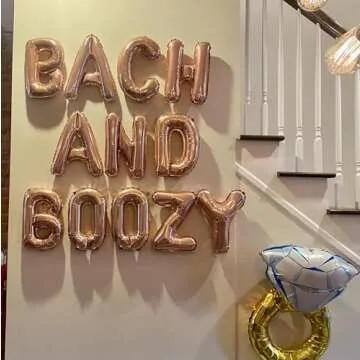 JeVenis Bachelorette Decorations Bridal Shower Decorations Balloons for Beach Bach Party Supplies Su...